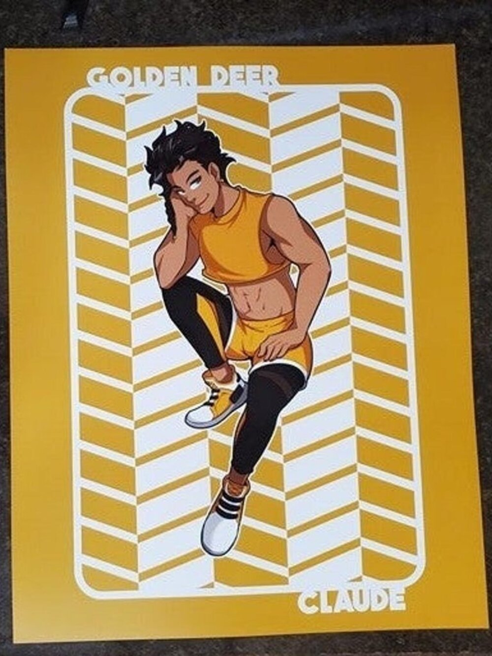 Fire Emblem Game Claude Golden Deer Faction Art Print 11in W 14in L